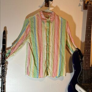 Studio Works Multicolor Striped Shirt